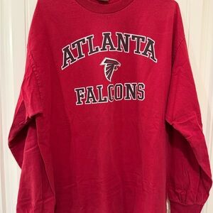 Atlanta Falcons Men’s Red Long Sleeve Shirt
